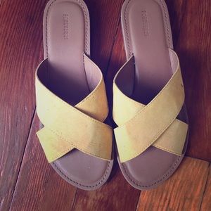 Yellow sandals!